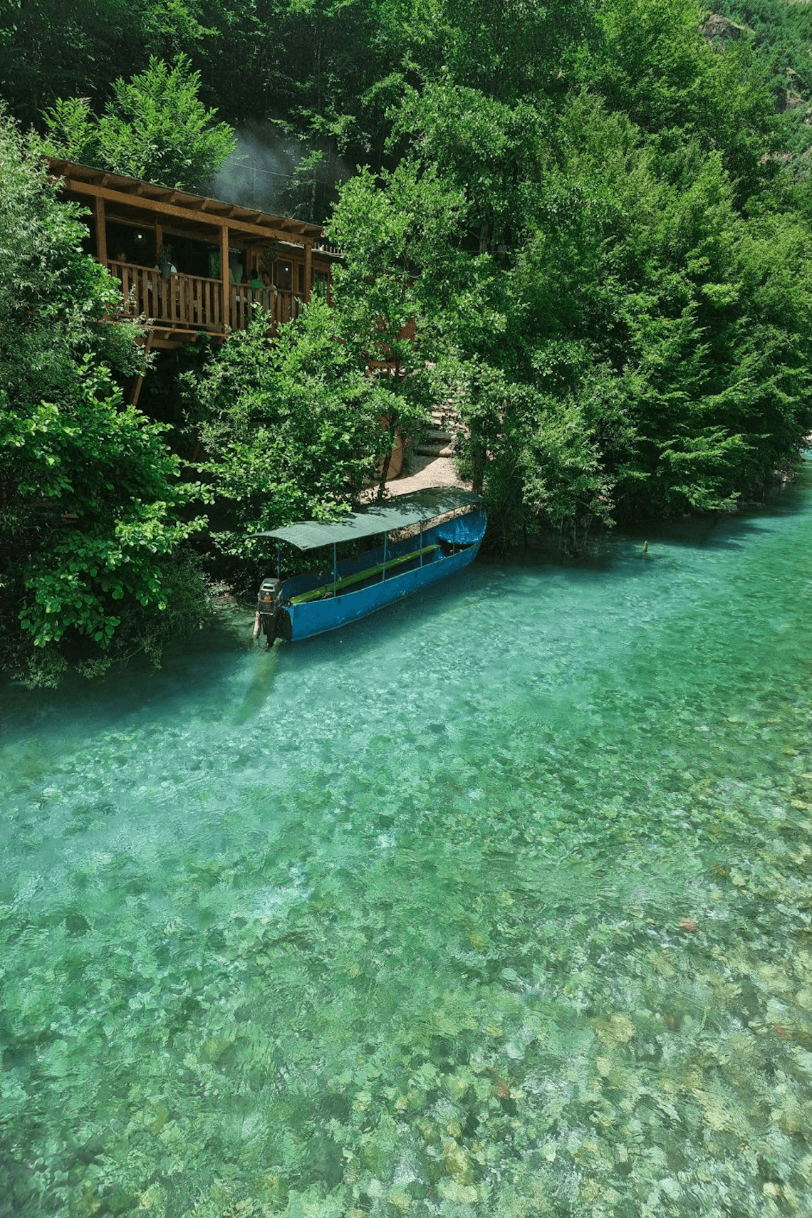 Scenic landscape in the heart of Albania